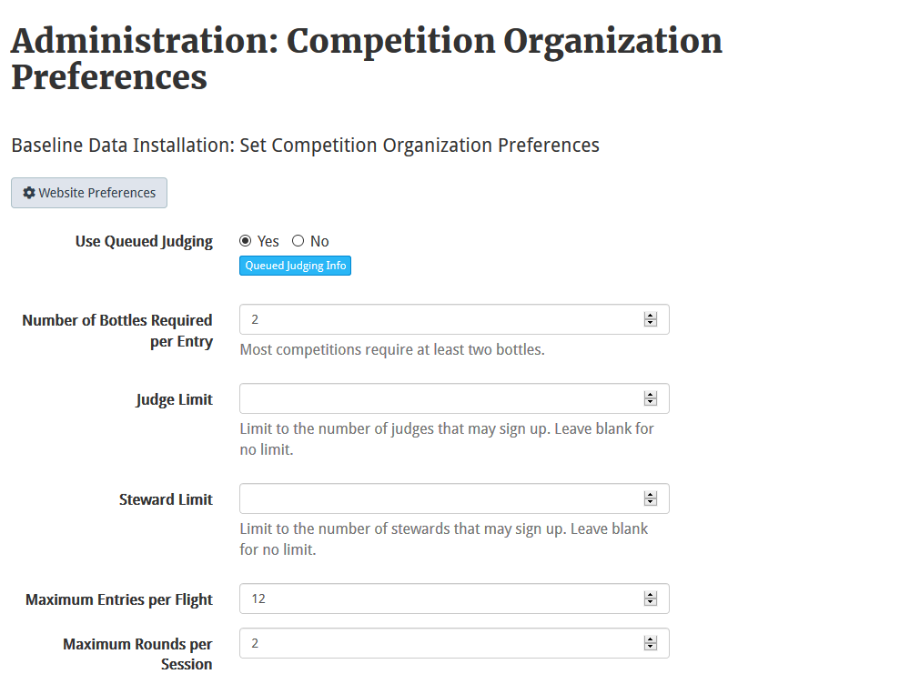 Judging Preferences 2